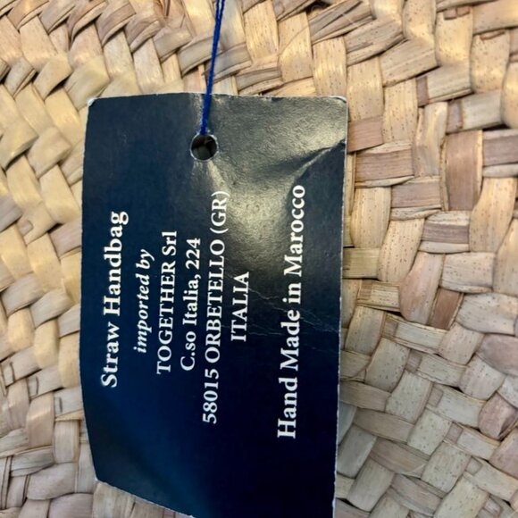 STRAW Basket BAG NWT - Picture 2 of 3